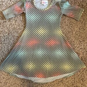 Size 2 (2T) LuLaRoe Adeline Dress